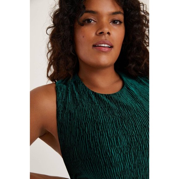 Anthropologie Maeve Adrienne Twist-Back Midi Dress - Picture 3 of 9